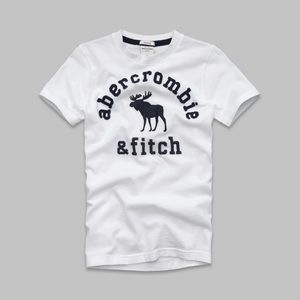 NWT Abercrombie kids a&f kids classic logo tee